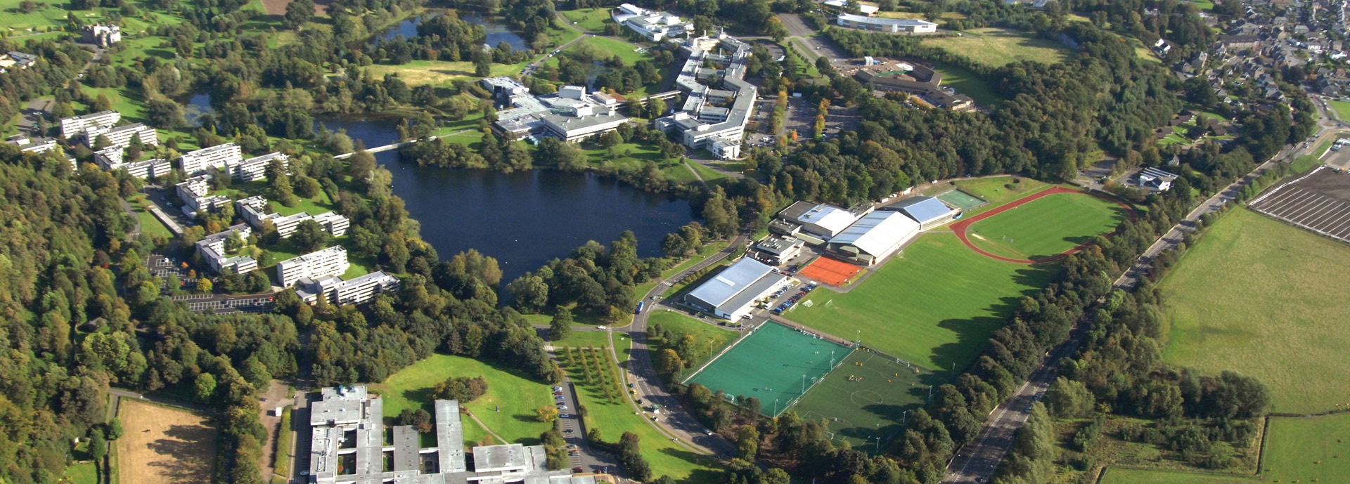 Aerial photo of the campus