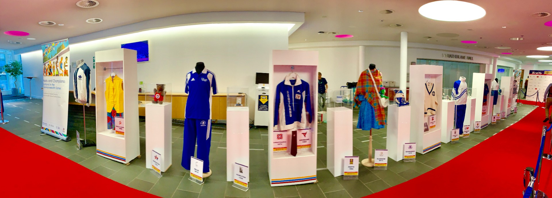 A selection of items from the Commonwealth Games Scotland Archive