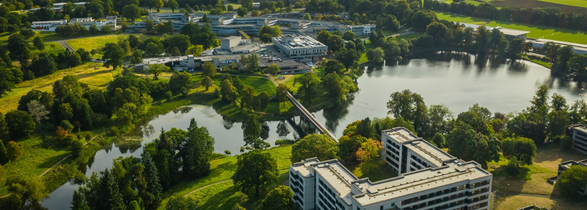Stirling campus from above