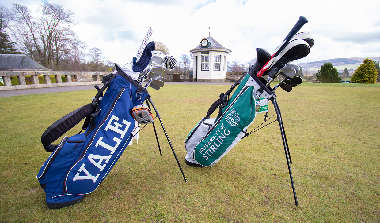 Stirling and Yale golf bags