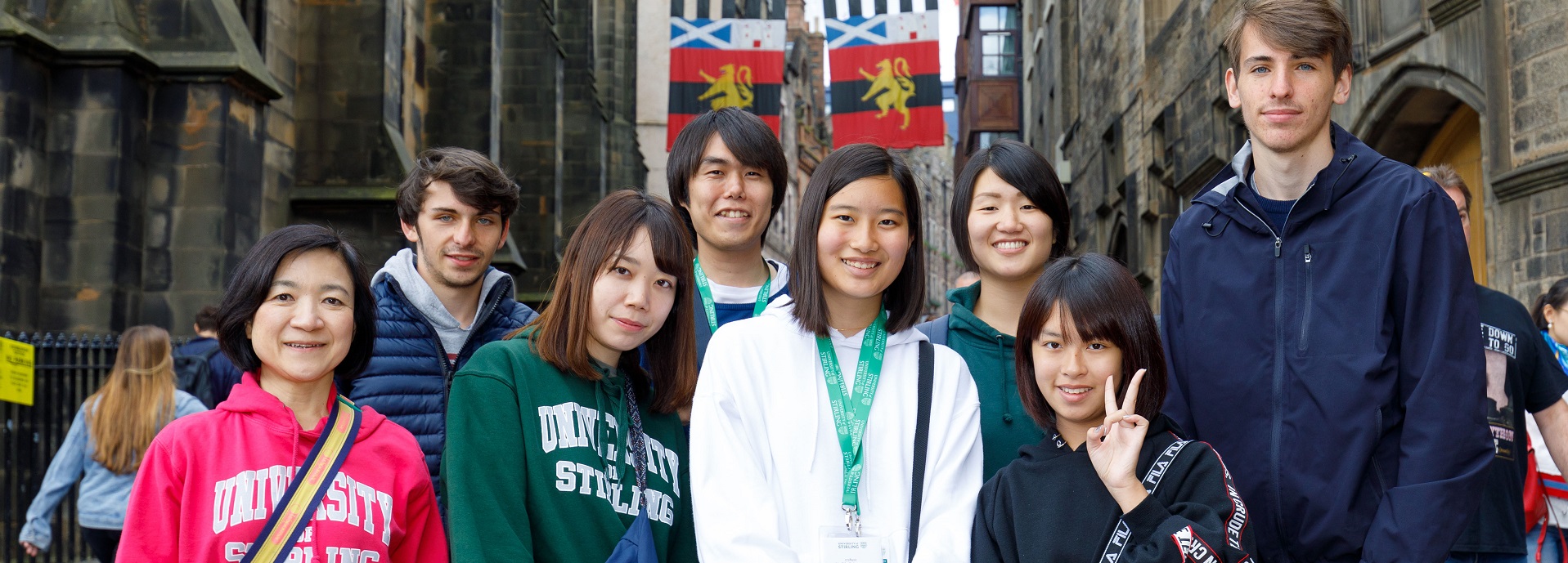 International English Language School students sightseeing in Edinburgh