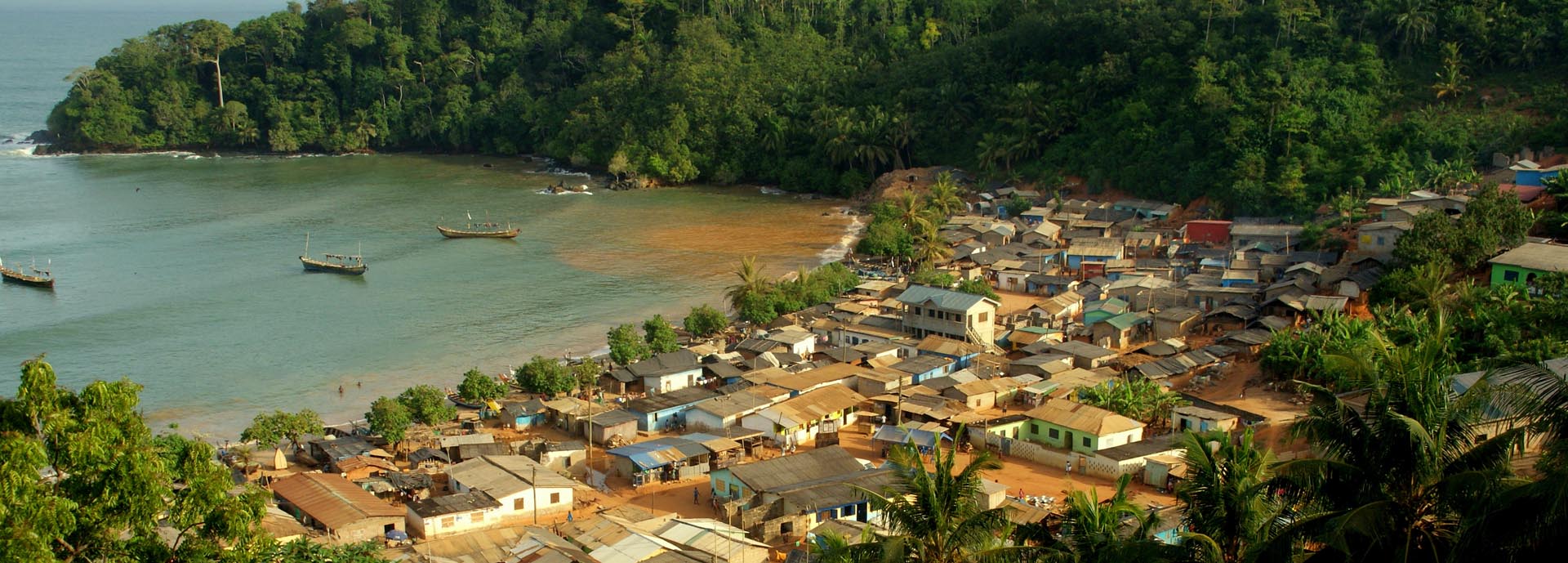 Fishing village in Ghana