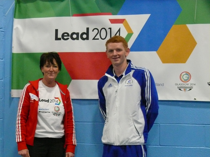 Jo Buchanan-Smith with Cameron Brodie