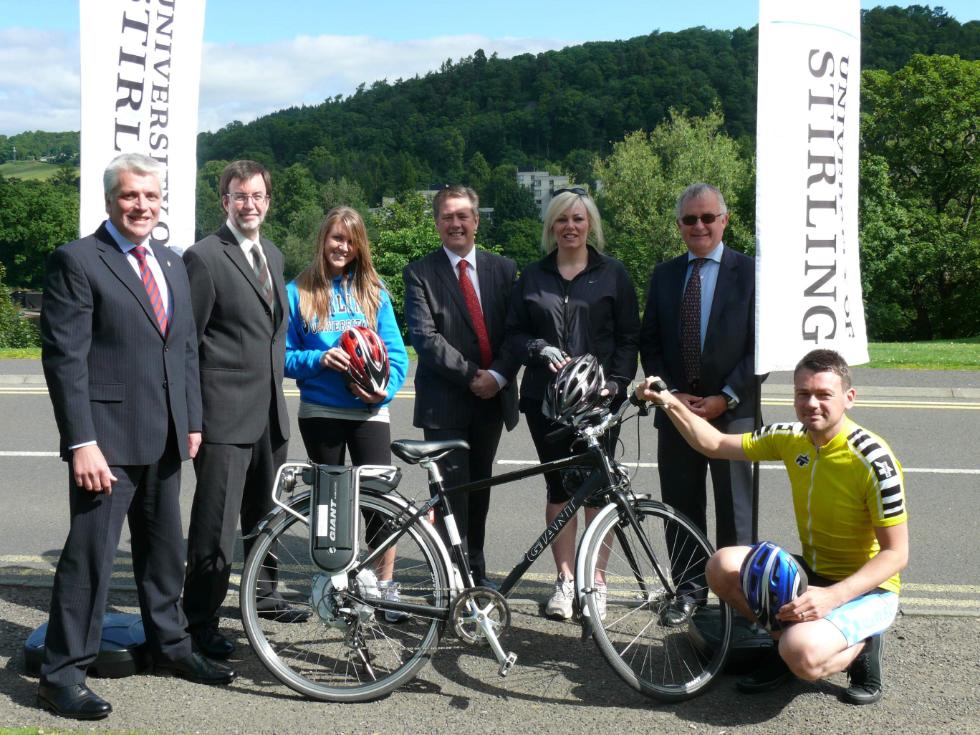 The new electric bike being presented to the University