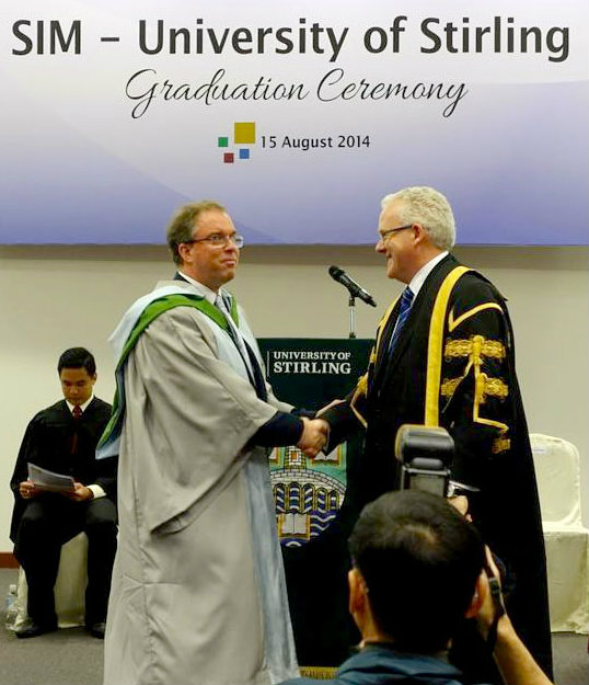 Professor Gerry McCormac and Terry O'Connor