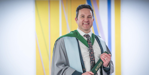 Honorary graduate Alan Bissett