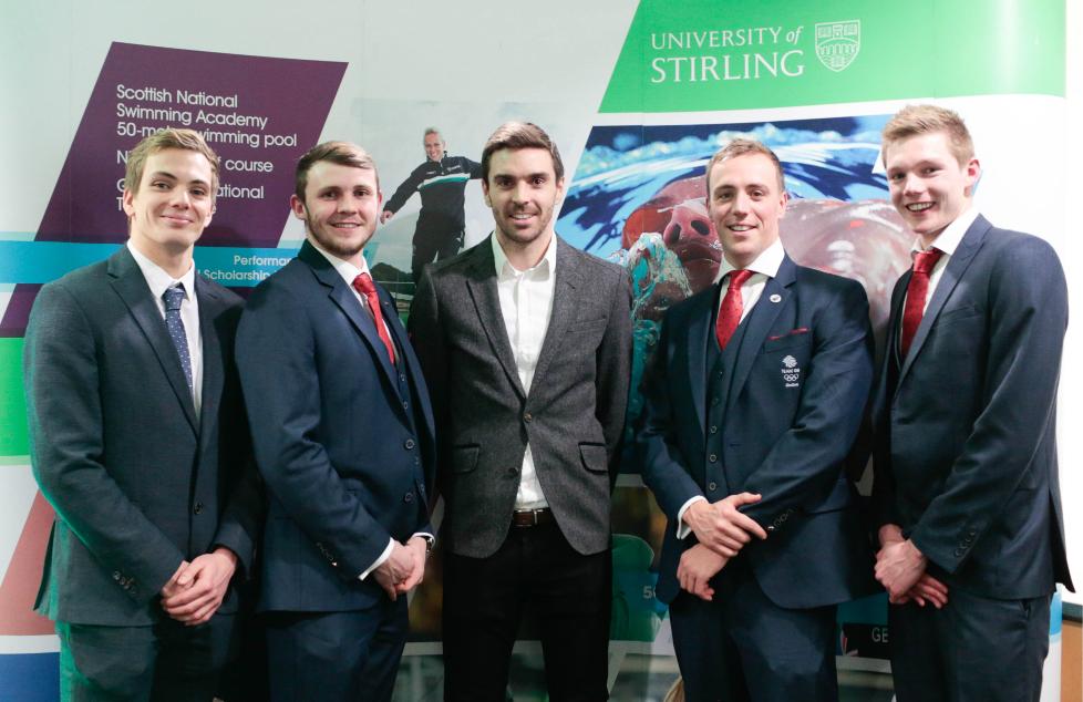 Swimmers and Colin Fleming