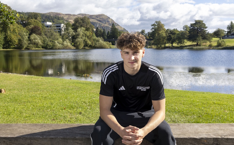Dean Fearn at lochside