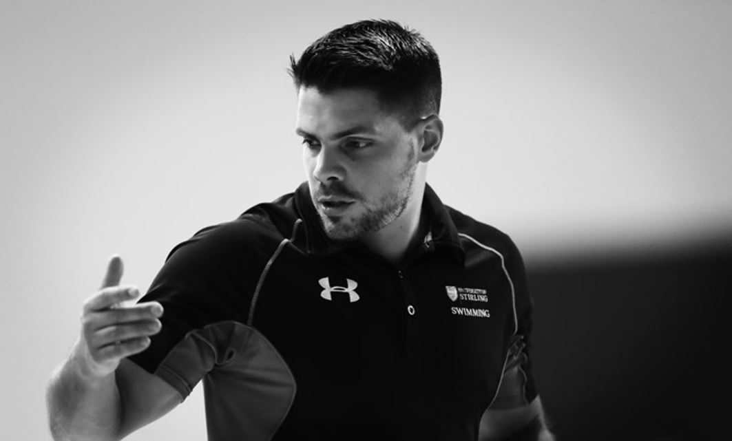 University of Stirling's High Performance Swimming Coach, Ben Higson