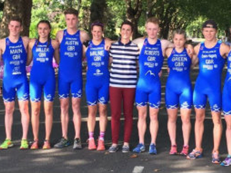University of Stirling triathletes mix it with global field at inaugural relay event