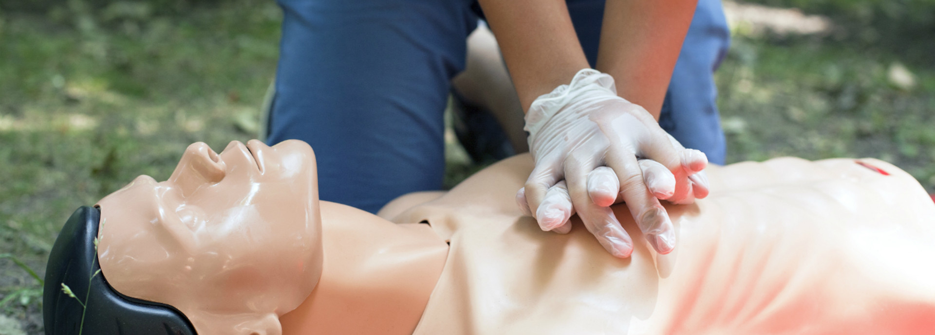 An image conveying CPR training