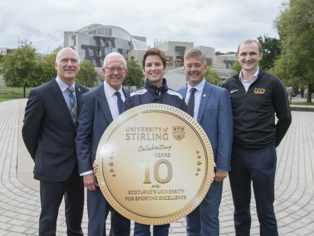 Stirling celebrates 10 years as Scotland's University for Sporting Excellence.