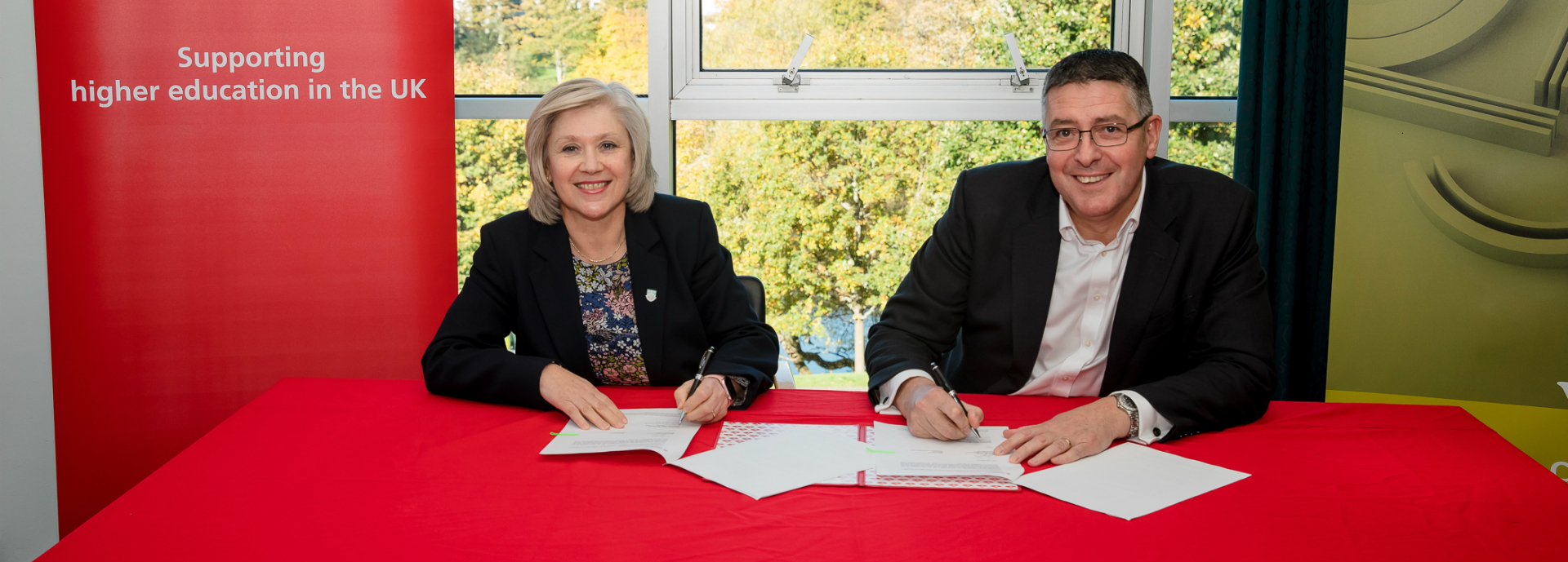 Signing of Santander deal