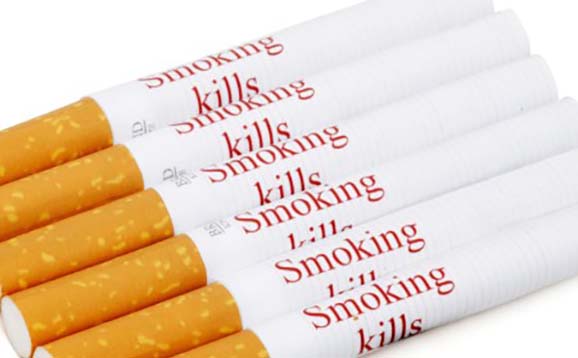 Warnings on cigarettes