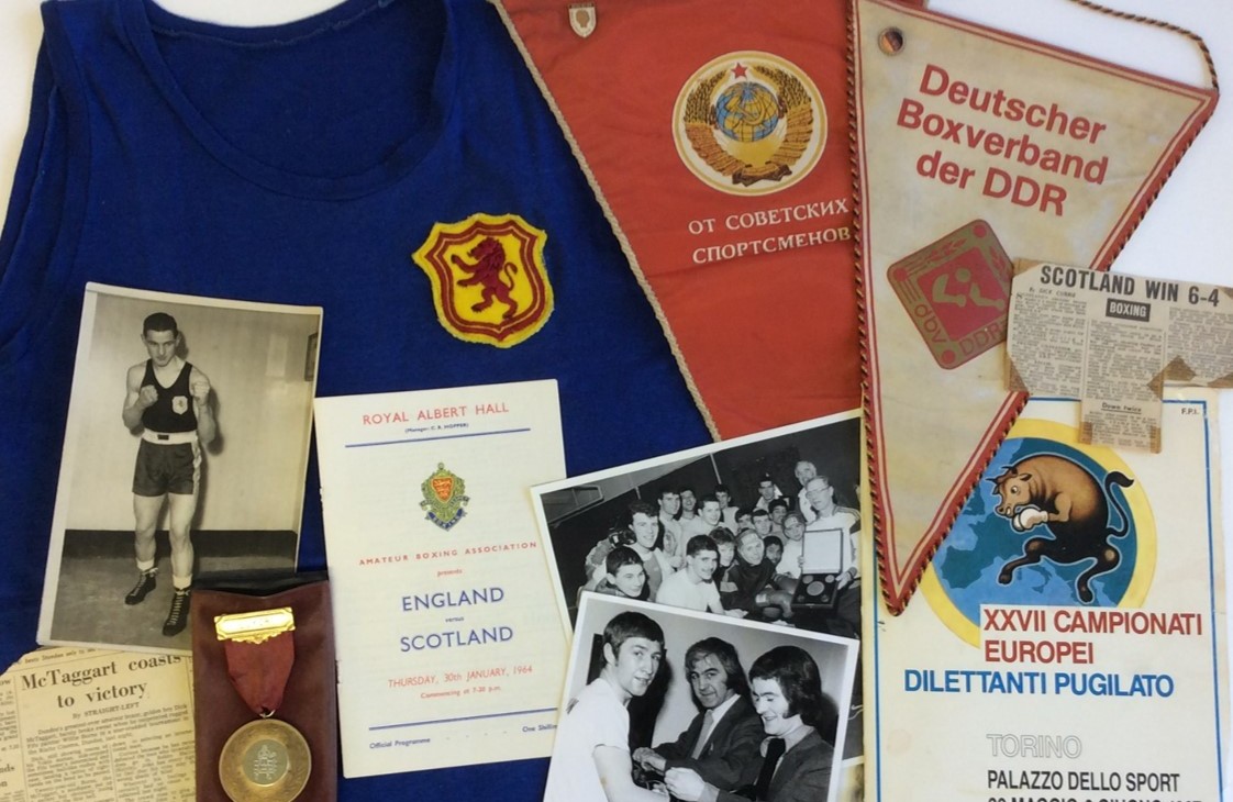 Some of the material in the new archive of Scottish boxing heritage