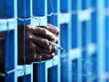 Prison tobacco ban significantly reduces second-hand smoke