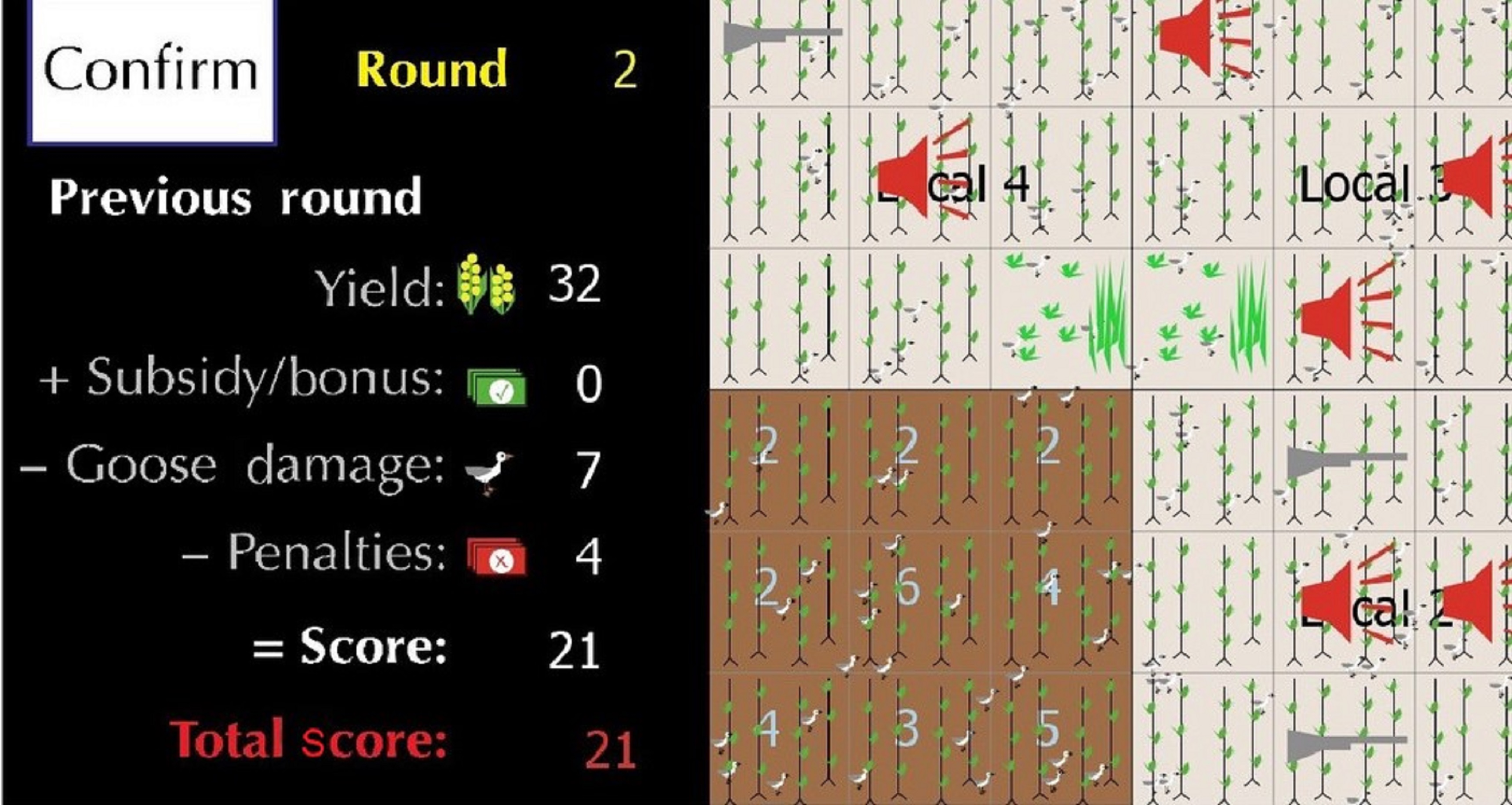Game interface crop