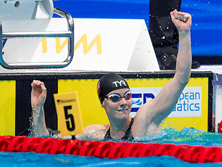 Dawson leads swimming medal haul at Euros
