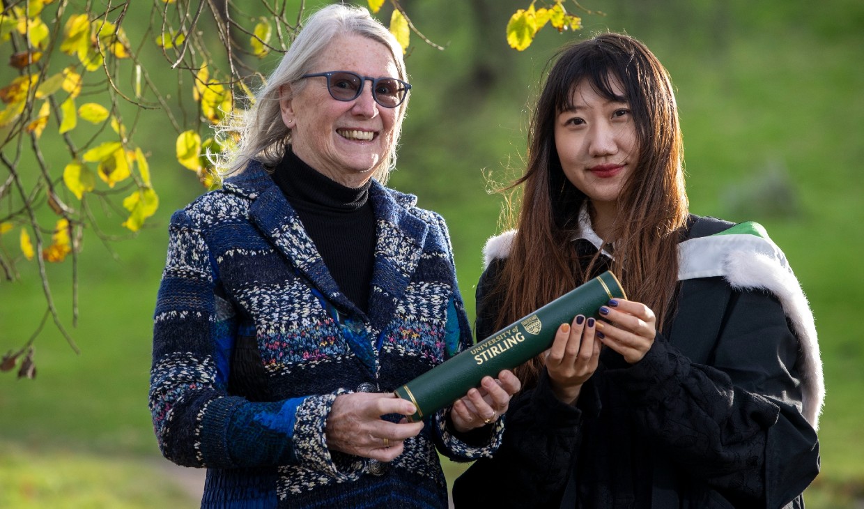 Hazel Sommerville with Baijun Liu