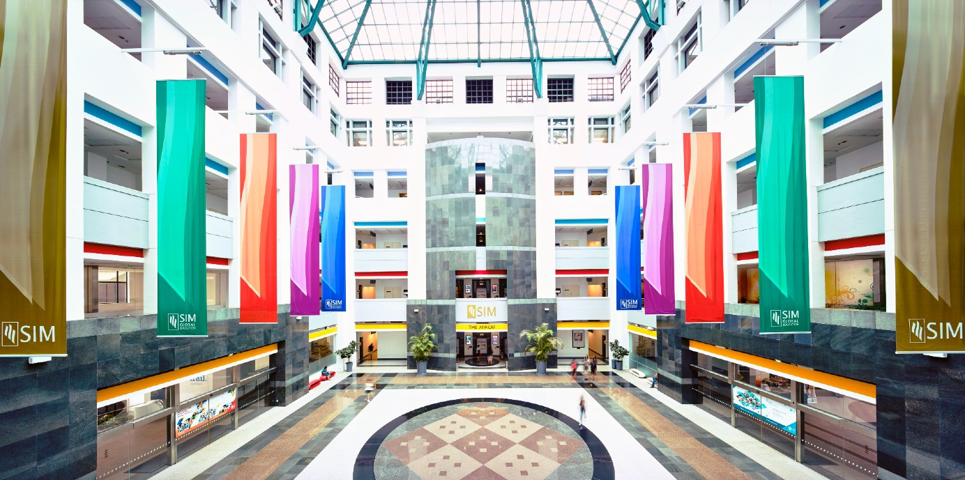 Lobby of Singapore Institute of Management