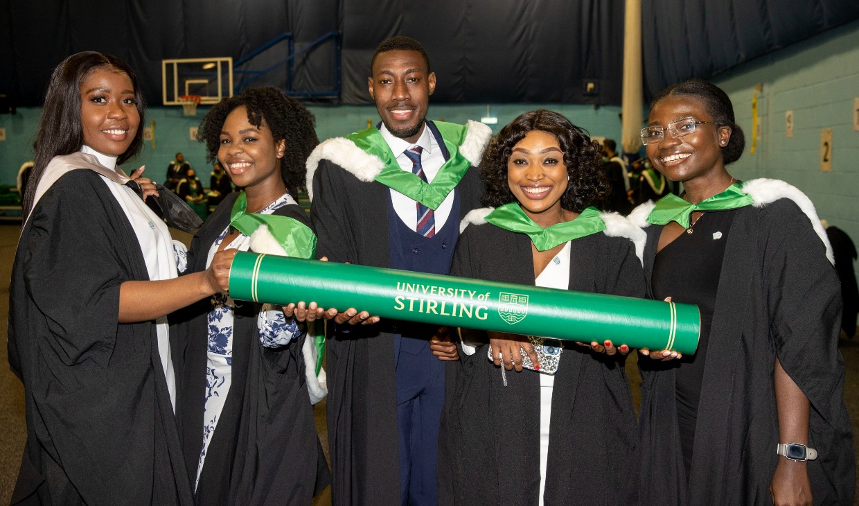 Students celebrate their degrees