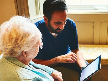 Tech project succeeds in connecting care home residents during pandemic
