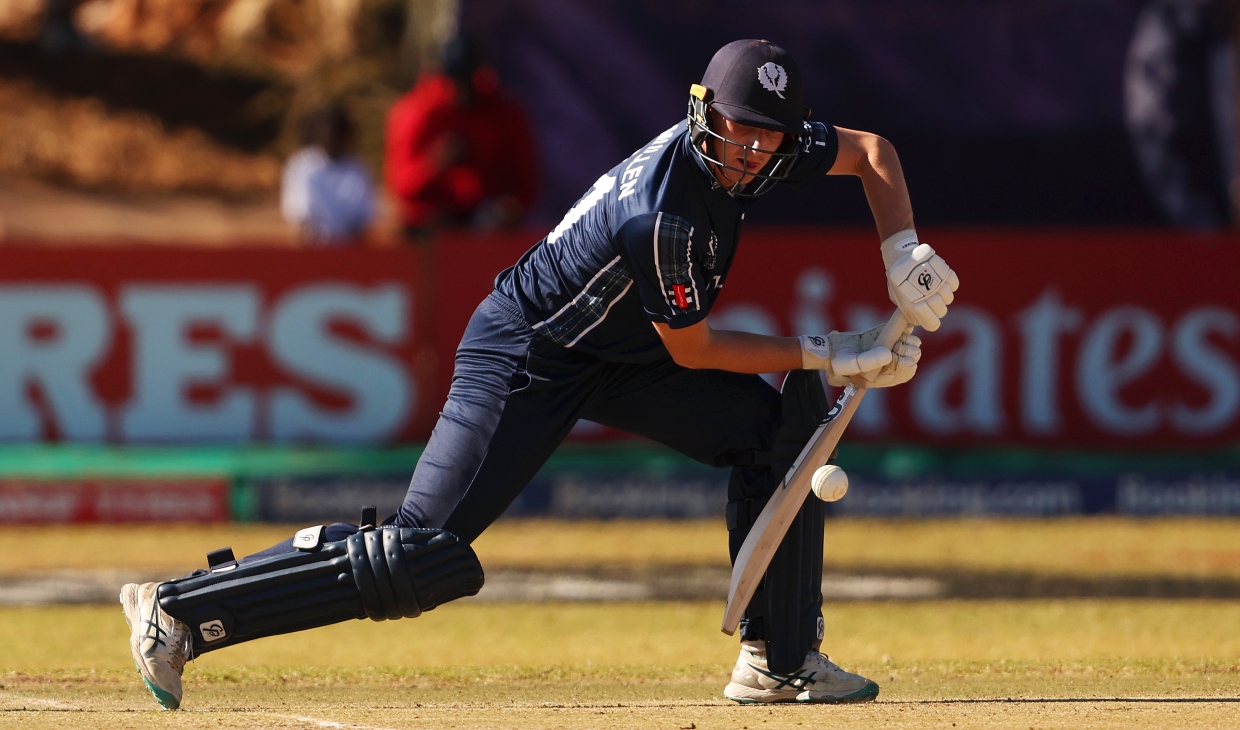 Stirling student Brandon McMullen lit up the Cricket World Cup qualifiers.