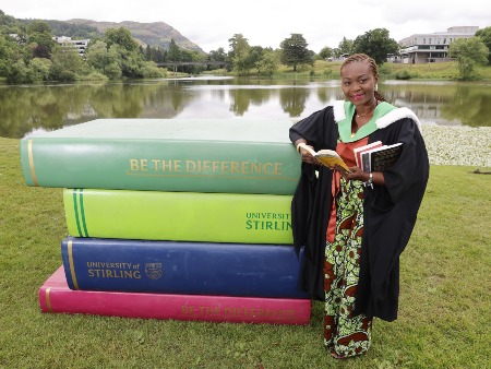 Marie-Anne N’Guessan pictured on her graduation day.