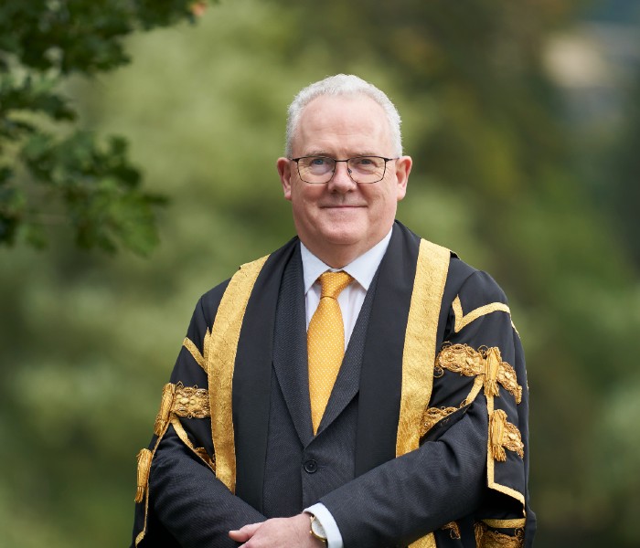 Professor Sir Gerry McCormac, Principal and Vice-Chancellor