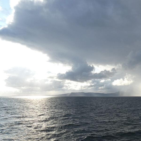 Rain over Argyll and Bute