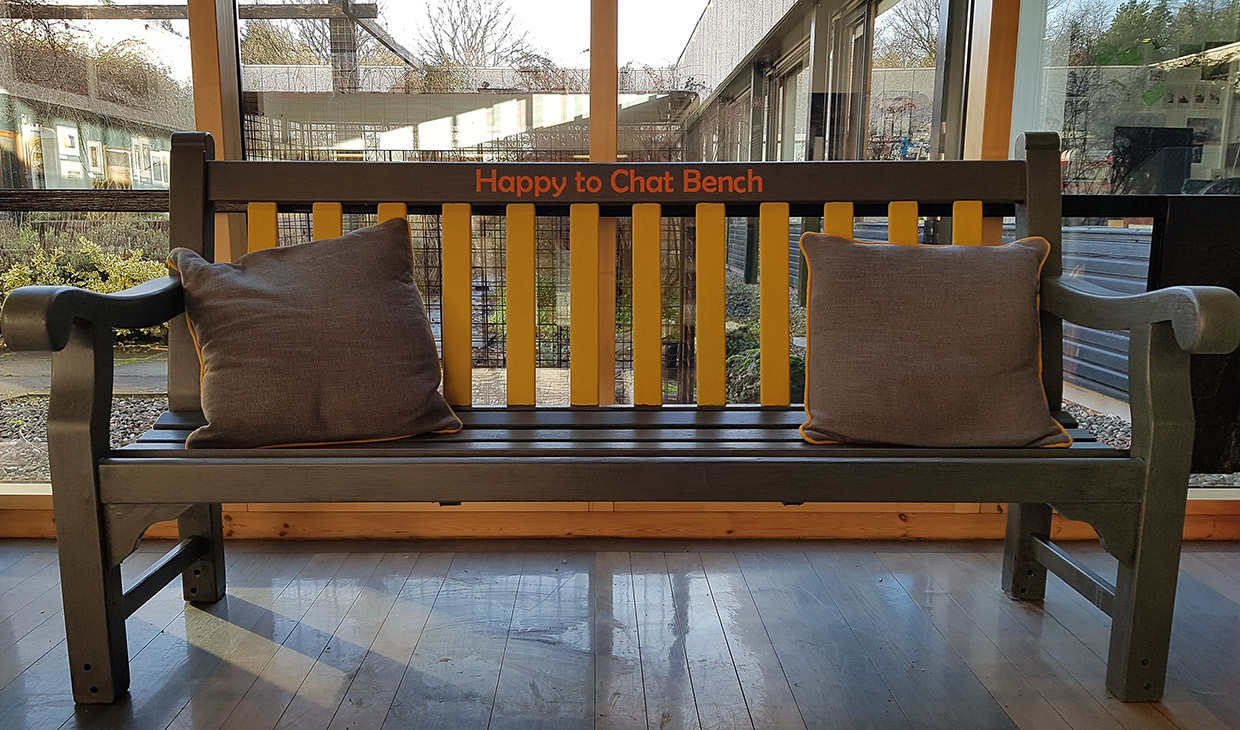 Happy to Chat Bench