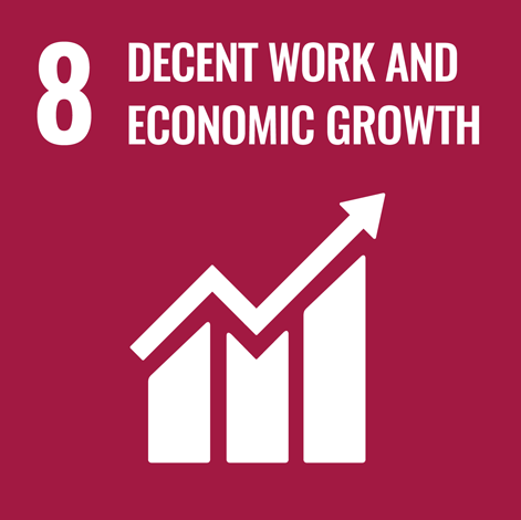 decent work and economic growth infographic
