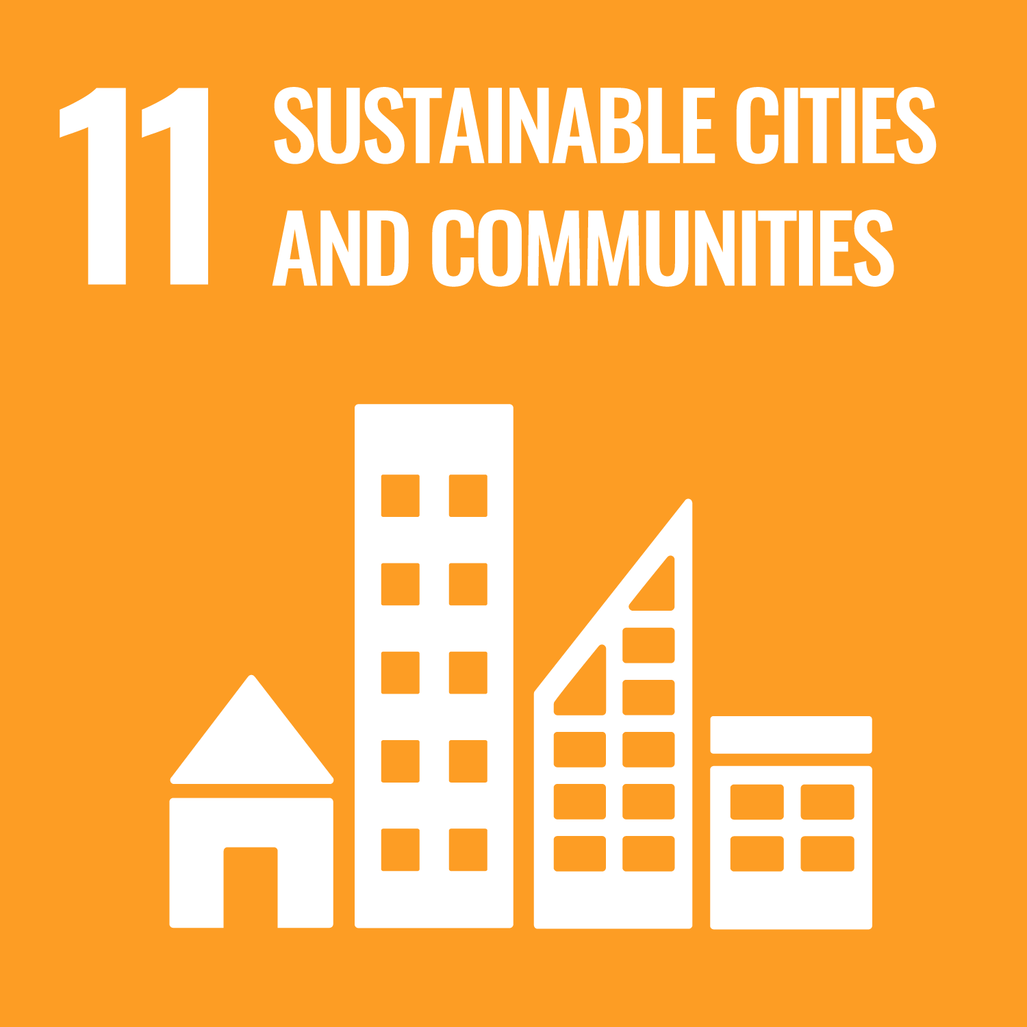 SDG icon sustainable cities and communities