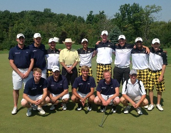 Golfers from Stirling and the University of Waterloo