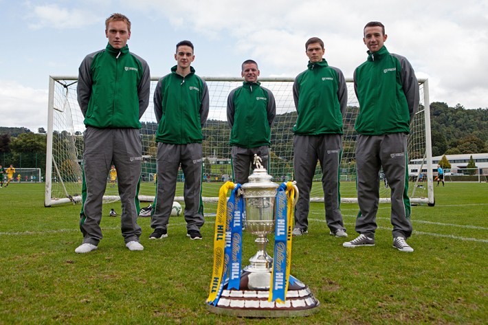 Student footballers prepare for their Scottish Cup debut