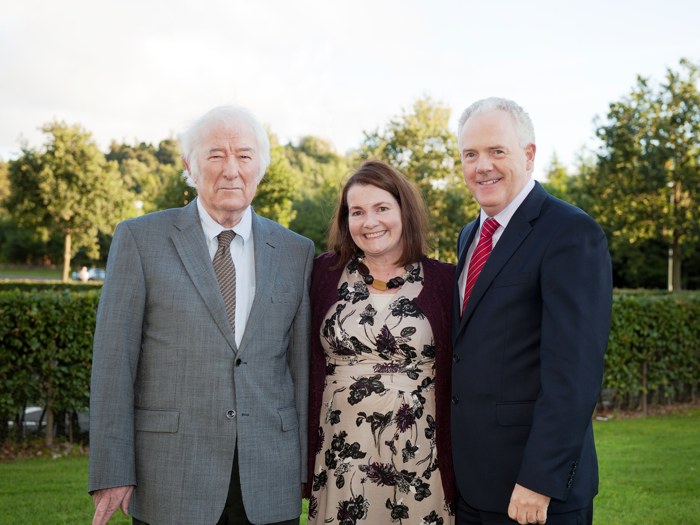Seamus Heaney, Kerry Bryson, and Gerry McCormac
