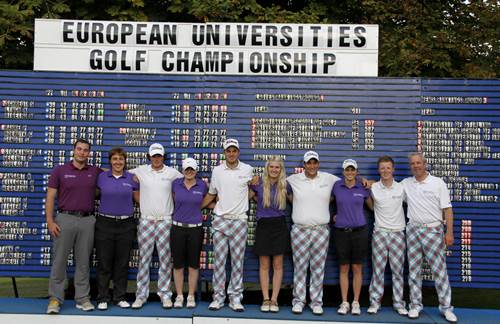The Stirling European Universities Golf Team