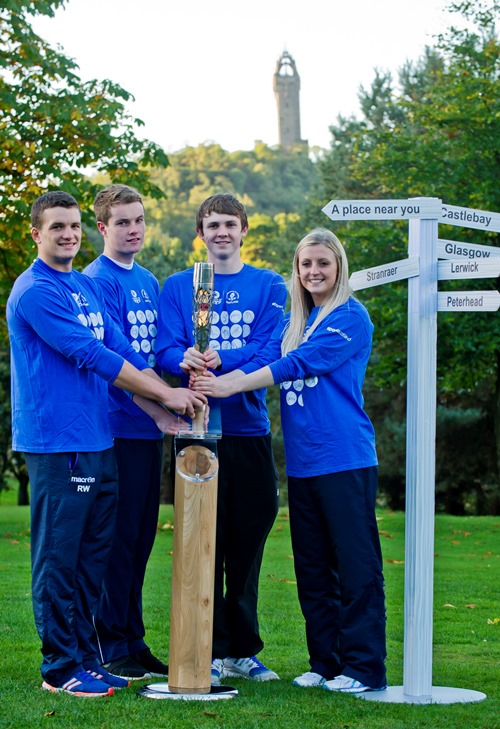 Stirling students amongst athletes to launch call for Commonwealth batonbearers