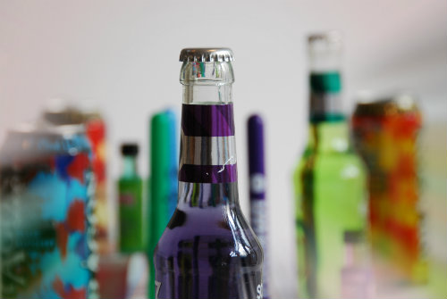 Alcohol bottles